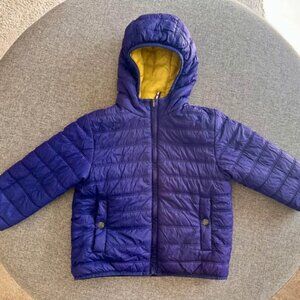 Mini Boden Reversible Puffer Jacket - Boys 3/4T